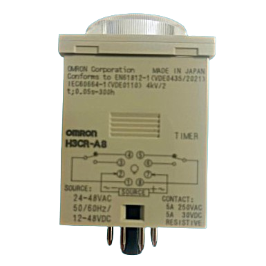 Omron H3CR-A8 DIN Rail Panel Mount Timer Relay